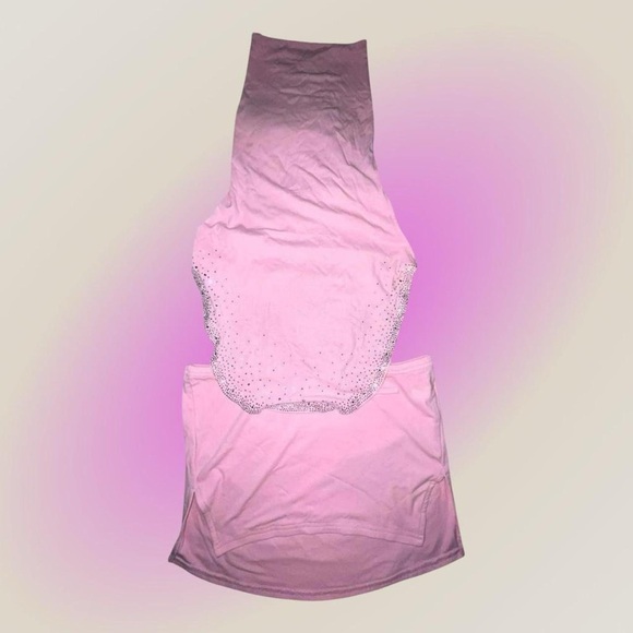 Pink Halter/Mini Skirt 2 piece set - Picture 2 of 5